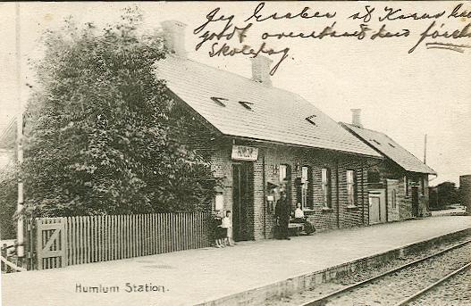 Humlum Station anno 1911